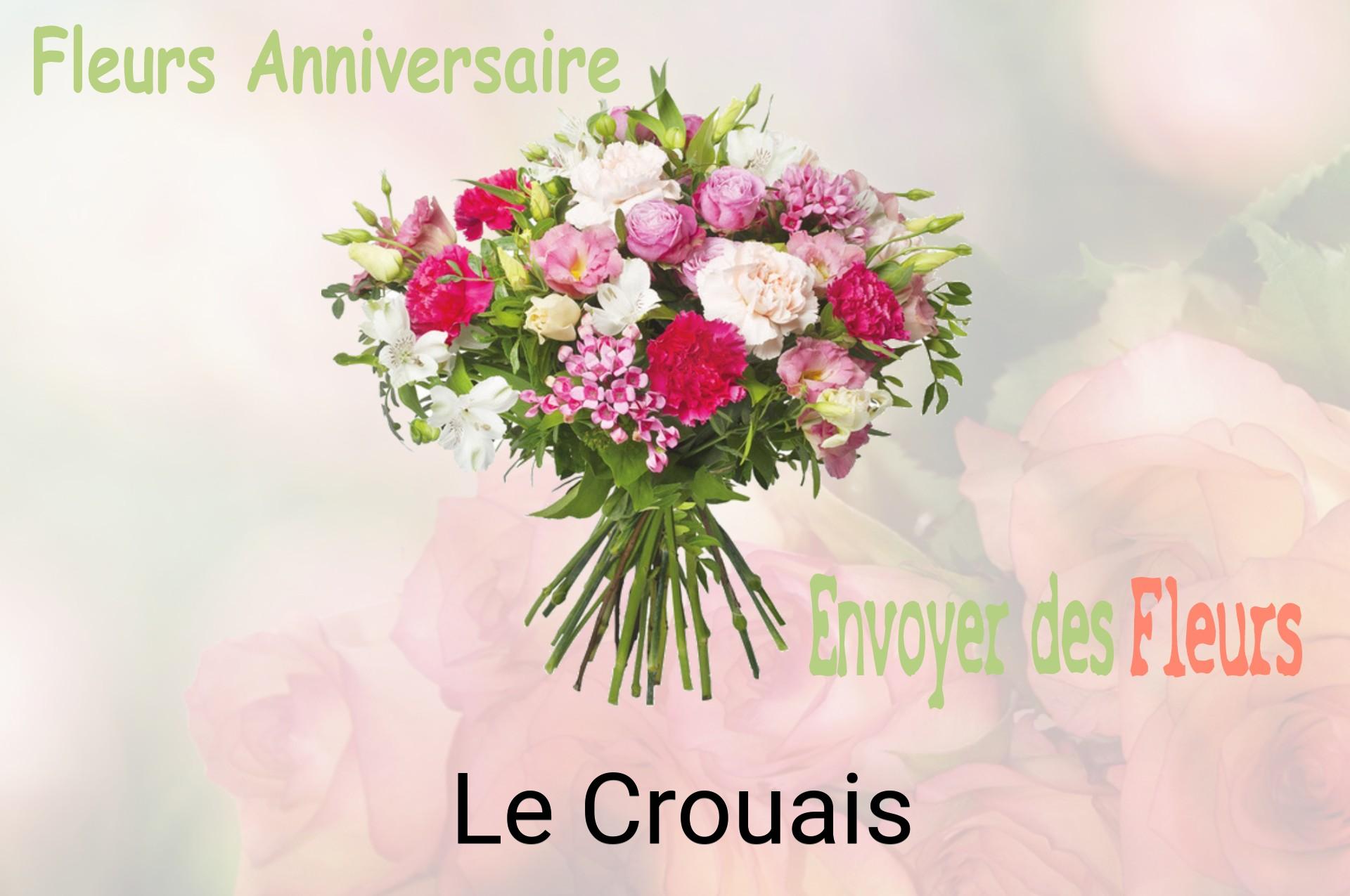 Bouquet de fleurs d’anniversaire livré à Le Crouais