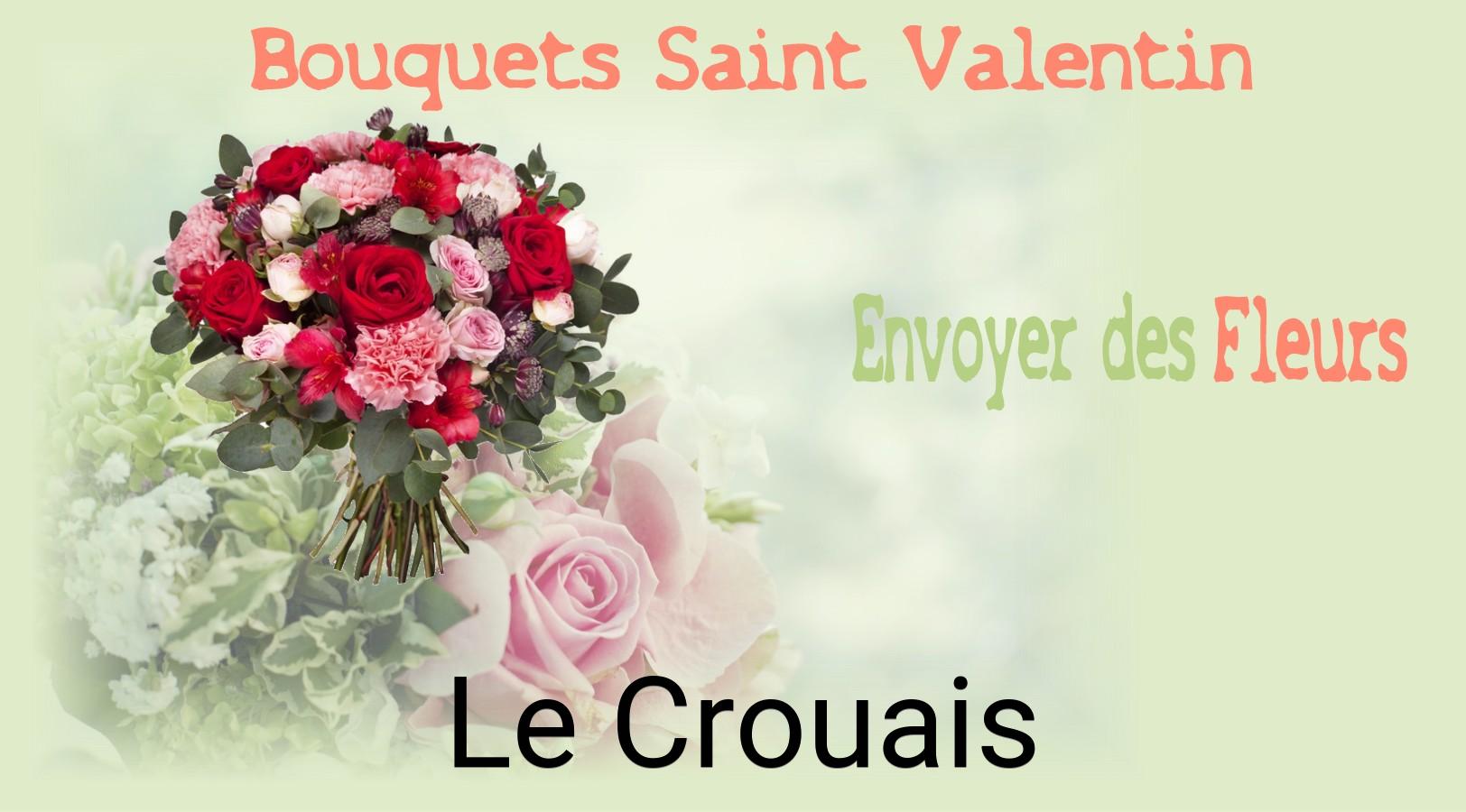 Roses de Saint-Valentin livrées à Le Crouais
